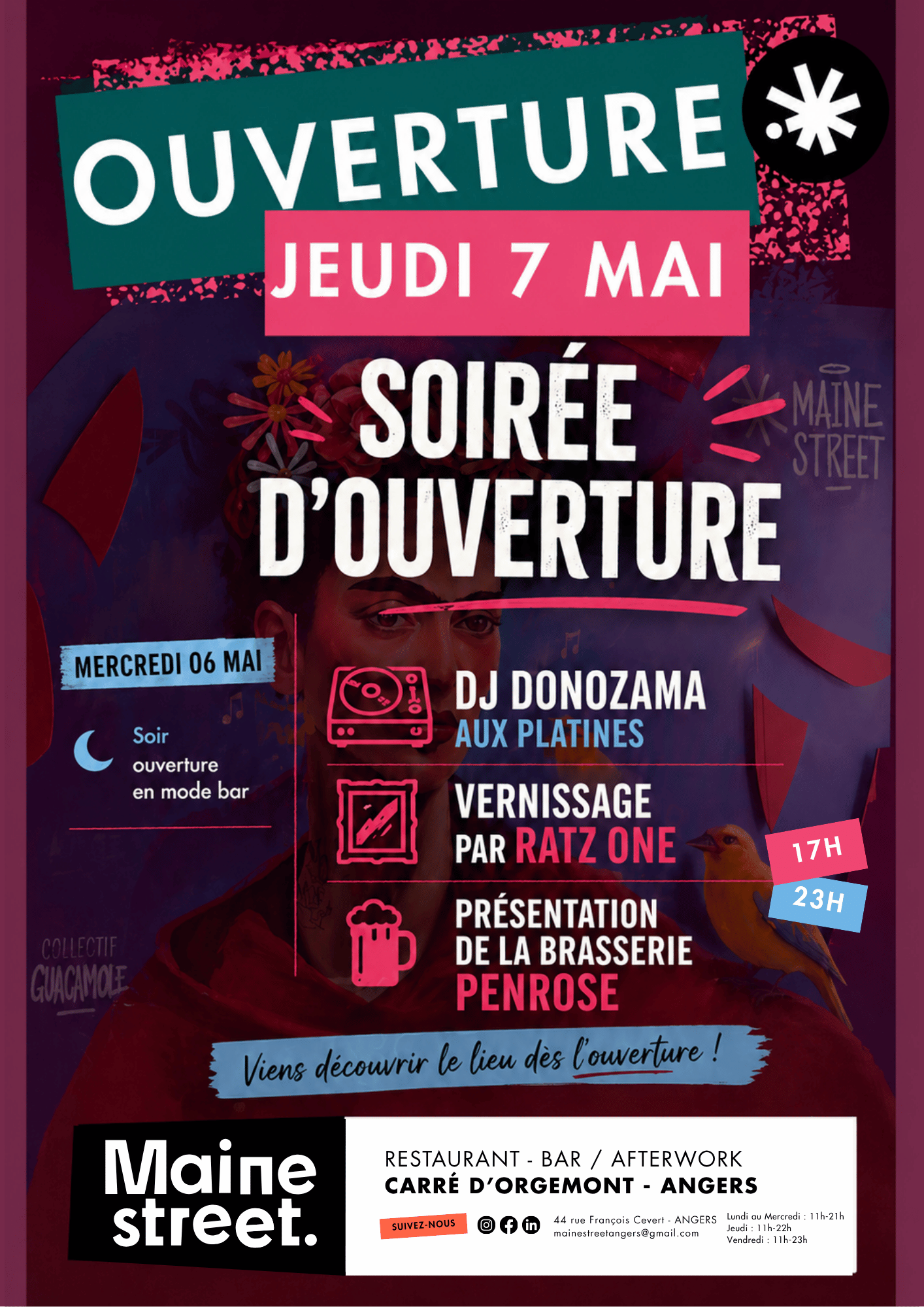 Affiche Soirée d’ouverture